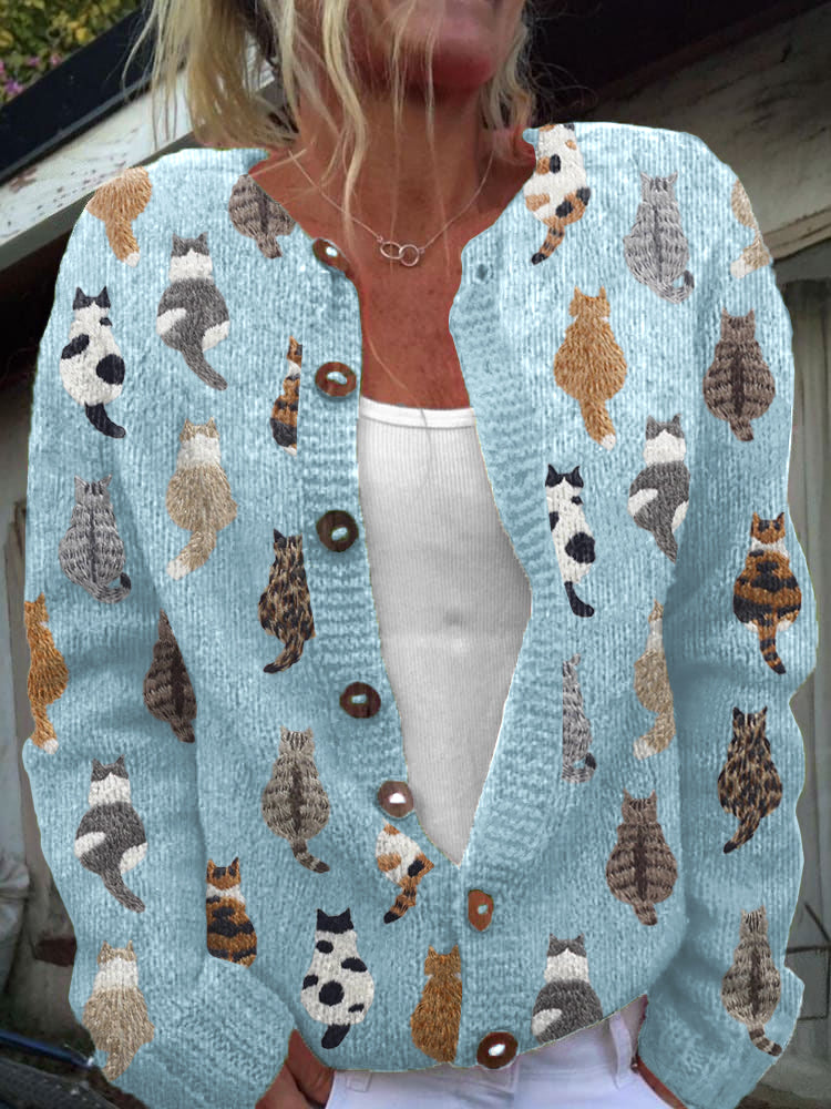 Cardigan Fantasia Gatto
