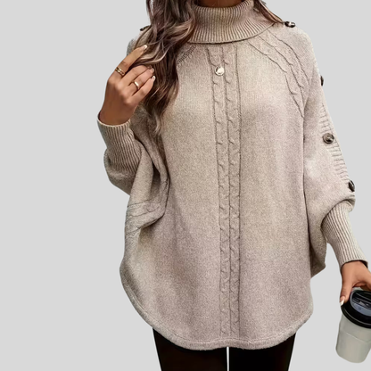 Maglione Trecciato Albicocca