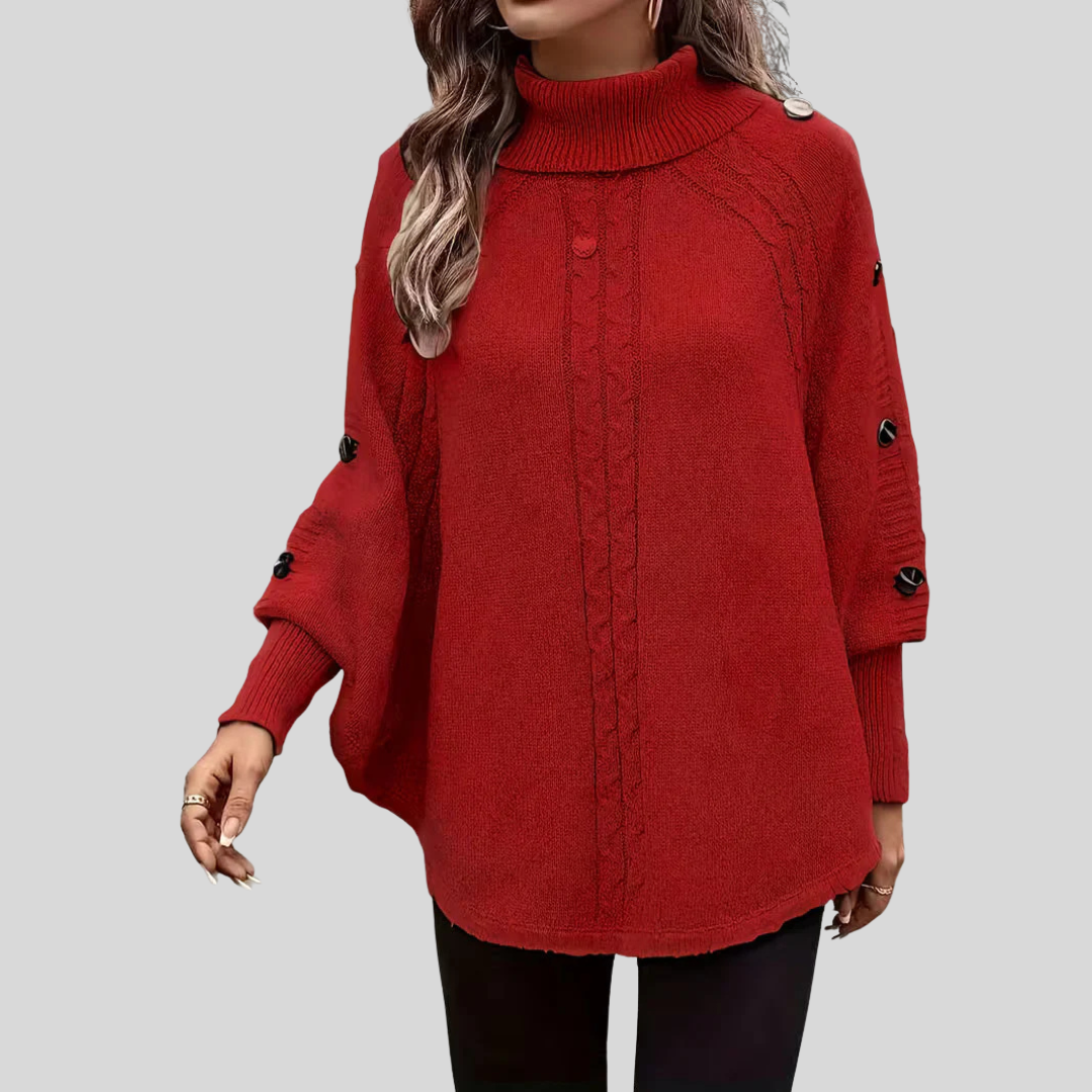 Maglione Trecciato Albicocca