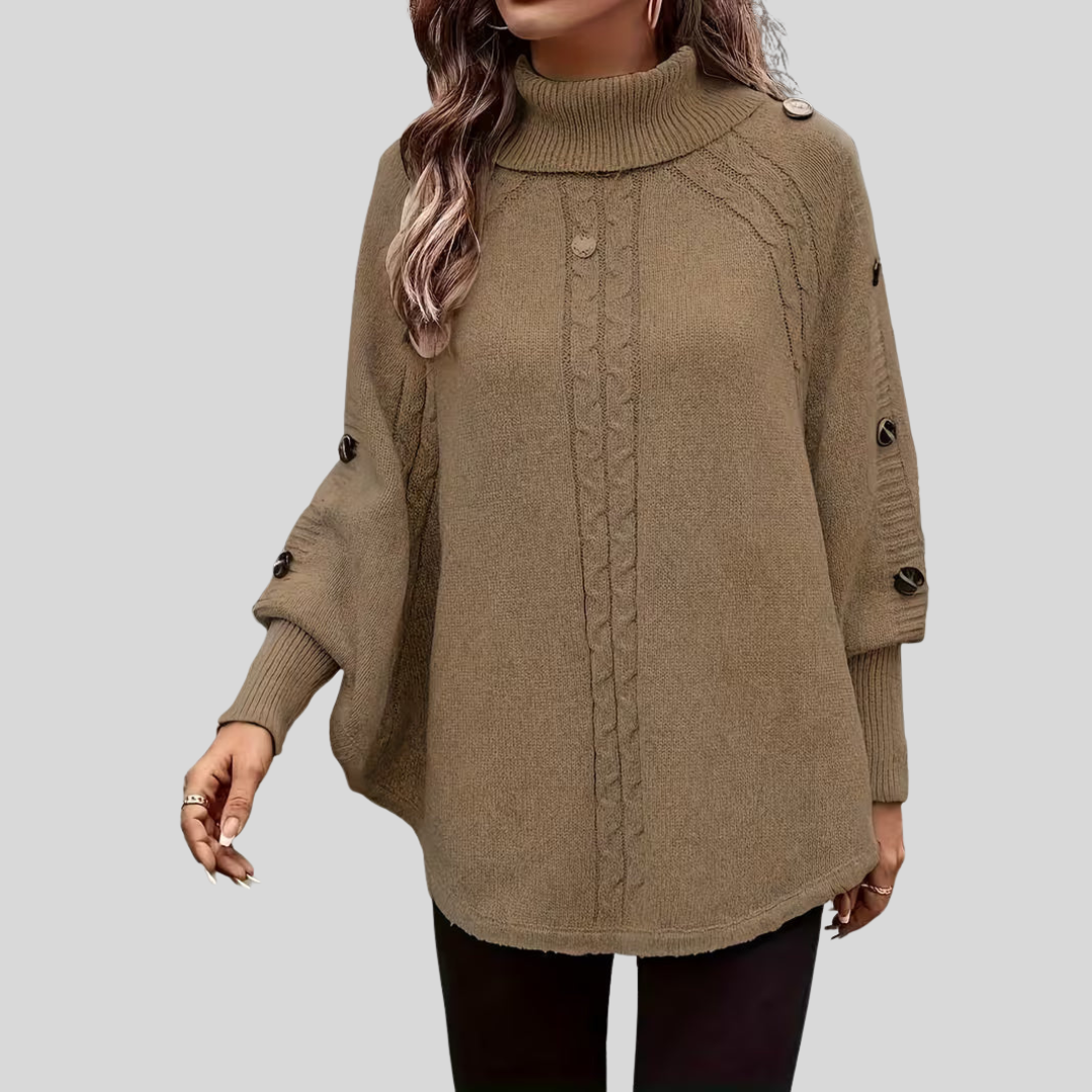 Maglione Trecciato Albicocca