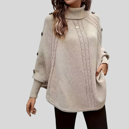 Maglione Trecciato Albicocca