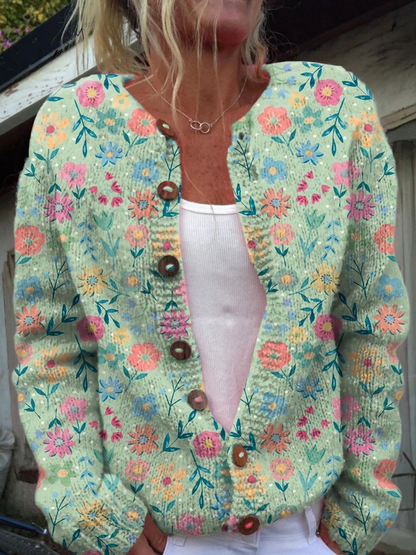 Cardigan Fiorito Foresta
