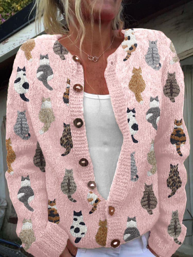 Cardigan Fantasia Gatto
