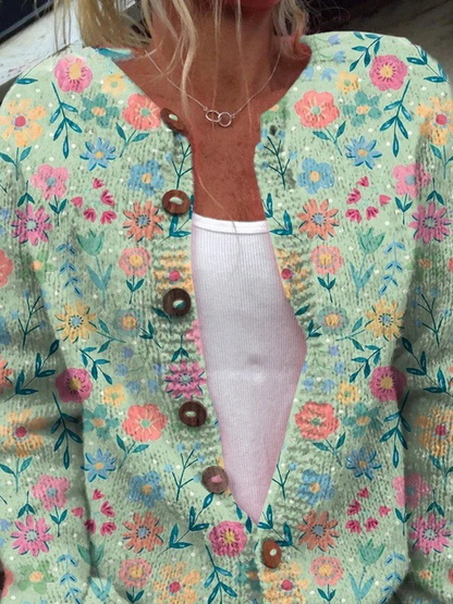 Cardigan Fiorito Foresta