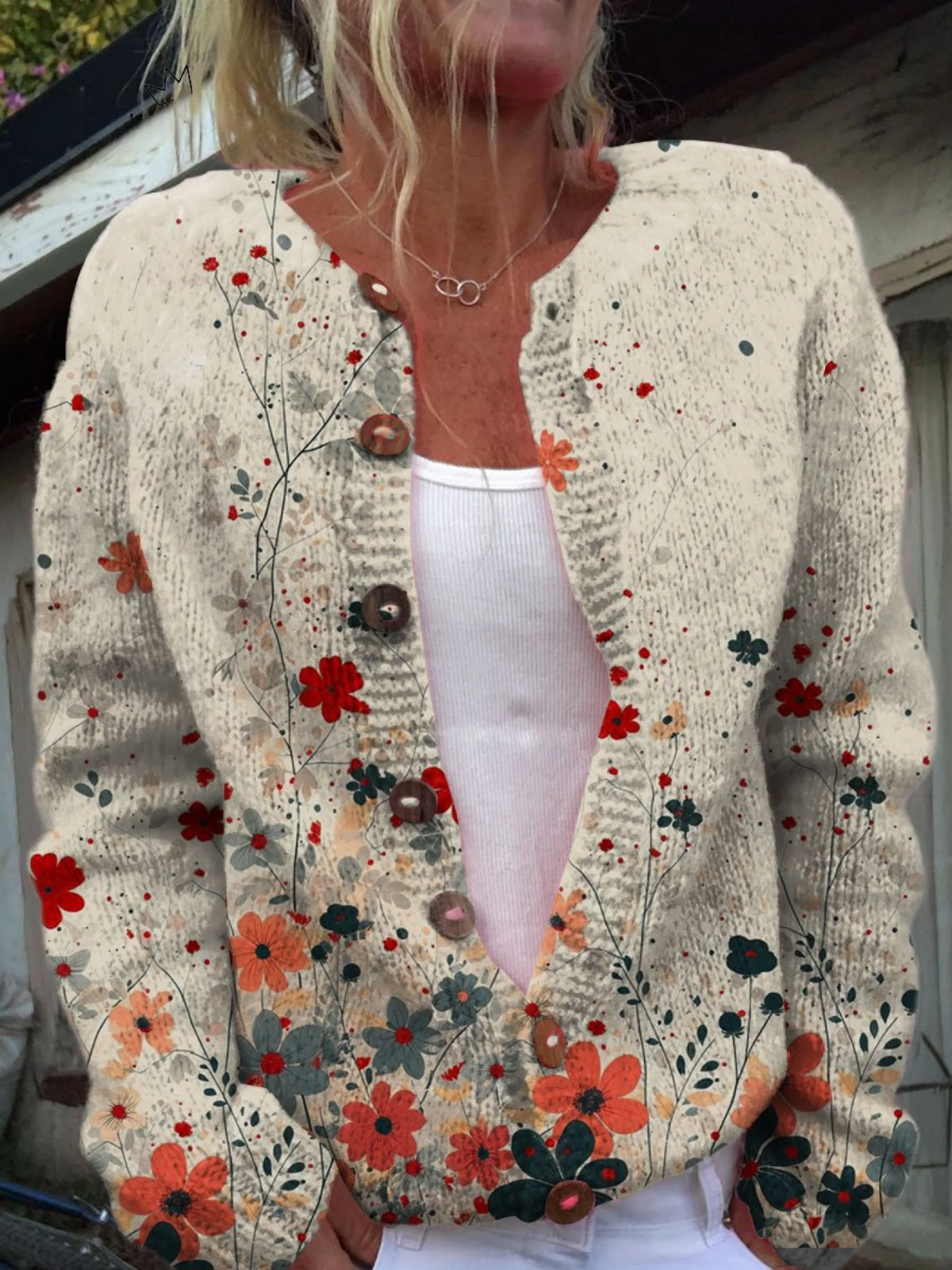 Cardigan Fiorito Provenza