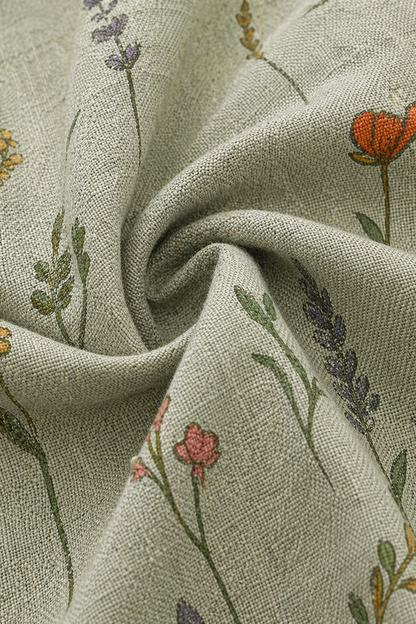 Salopette stampata floreale confortevole
